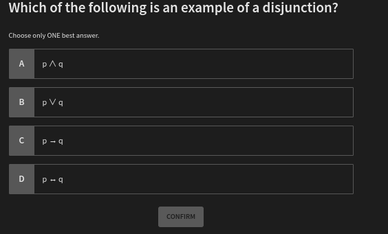 how to solve Which of the following is an example