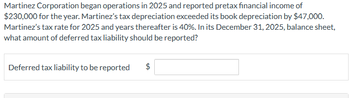 solve Martinez Corporation began operations in