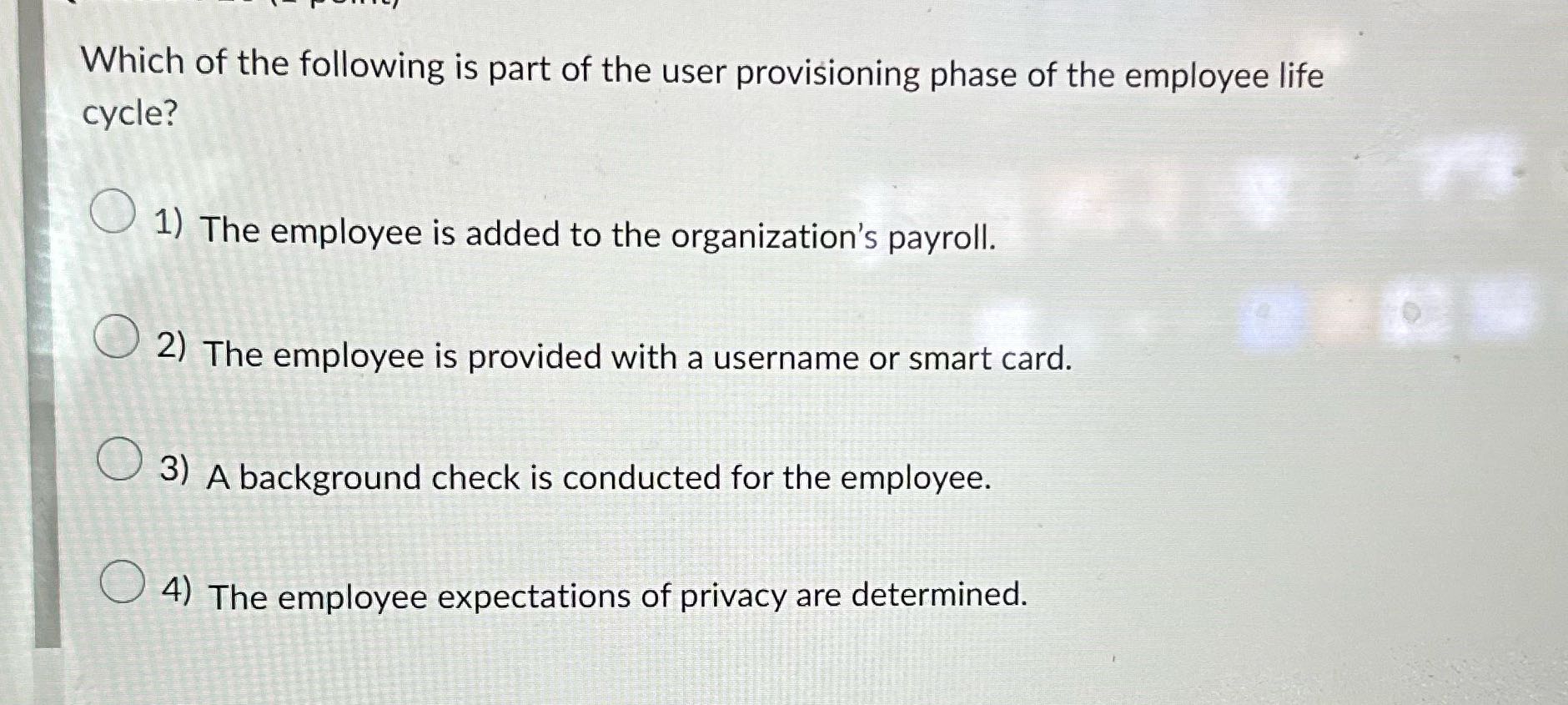 Solve Which of the following is part of the user