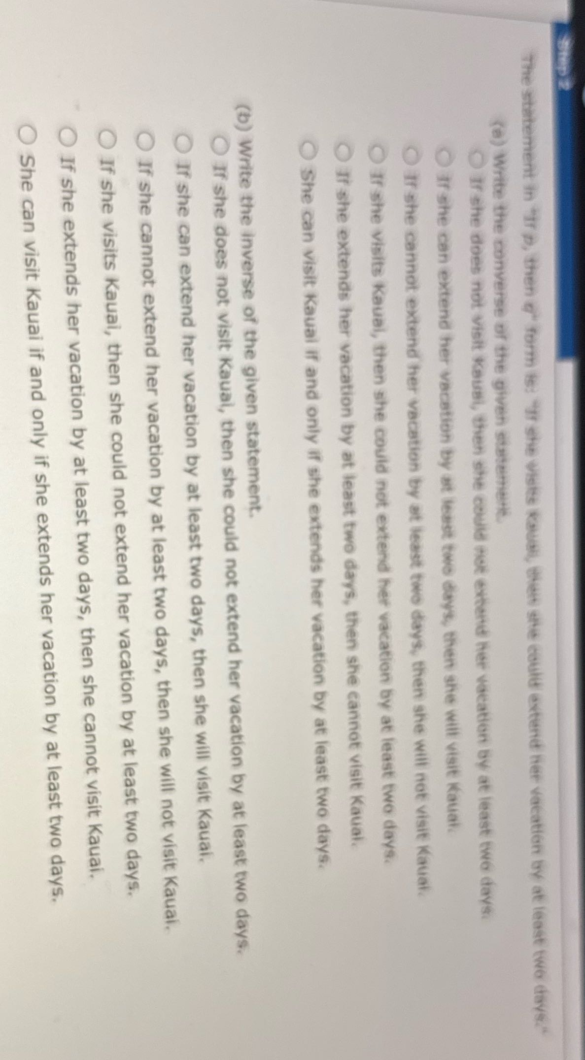 solve The statement in "If p, then y" form is: