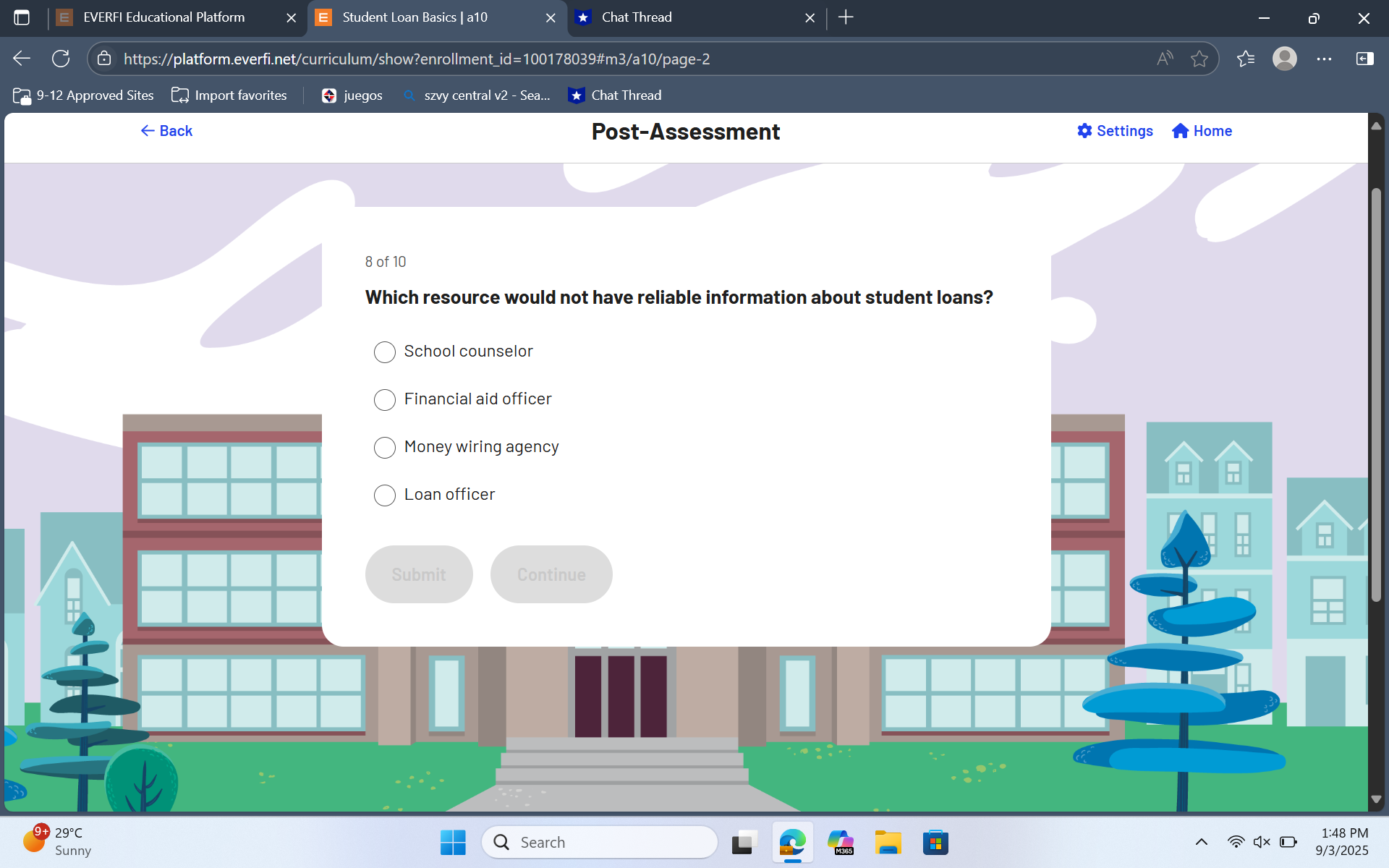 solve it EVERFI Educational Platform X Student