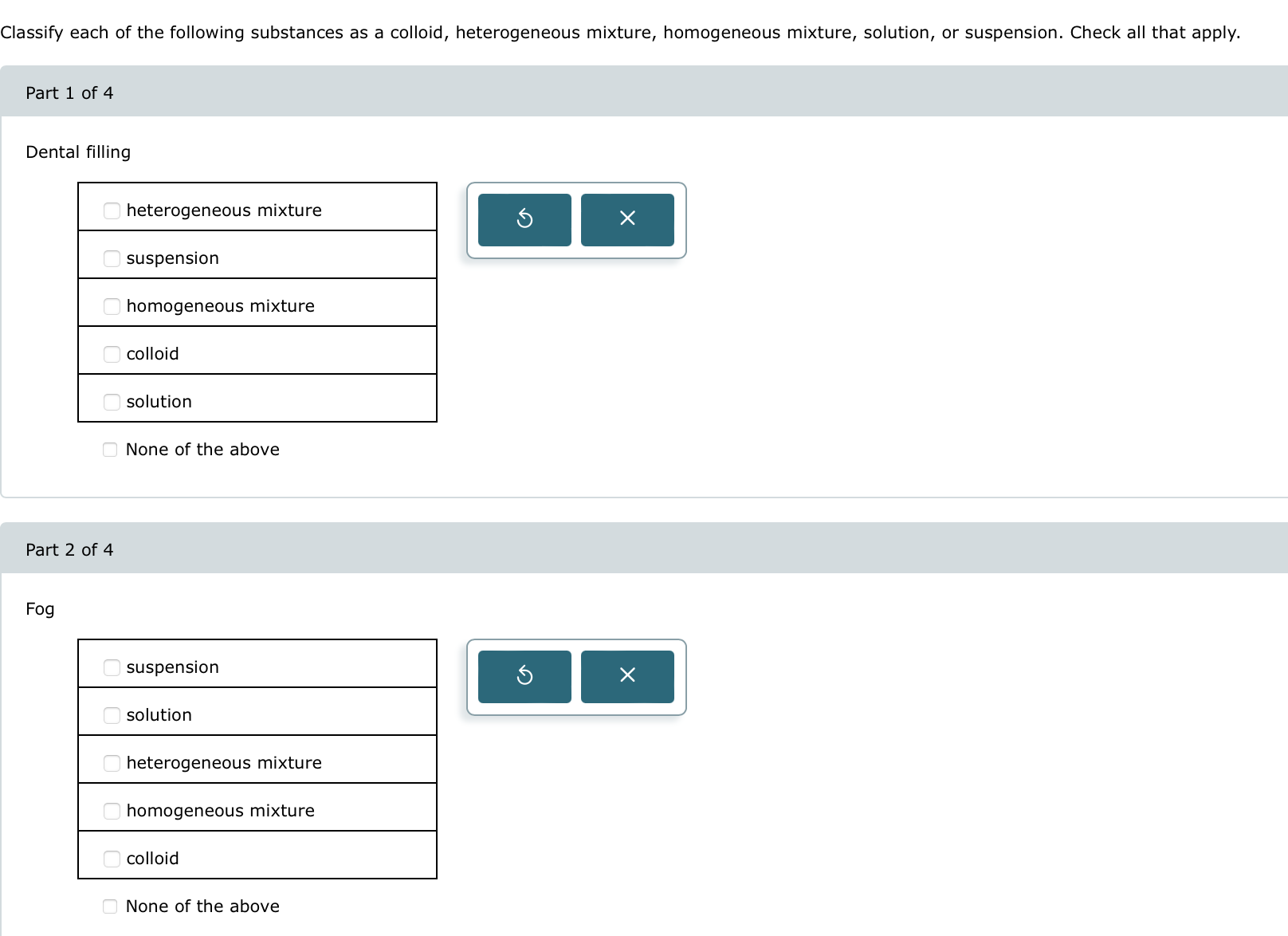 can you answer Classify each of the following