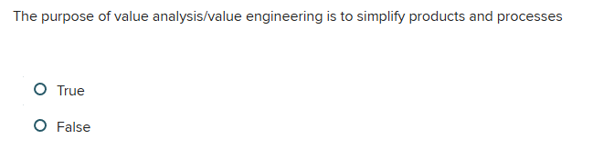 pls solve The purpose of value analysis/value