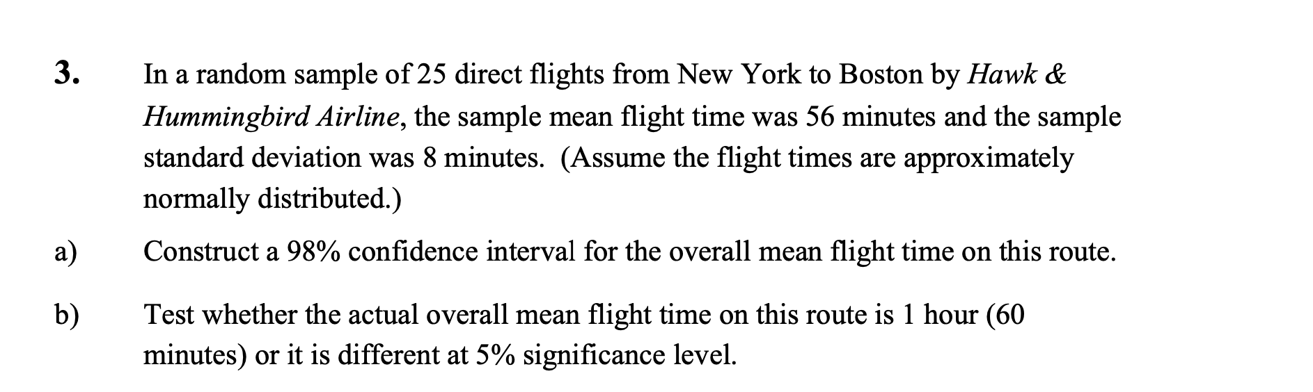 Solve a) 9) In a random sample of 25 direct