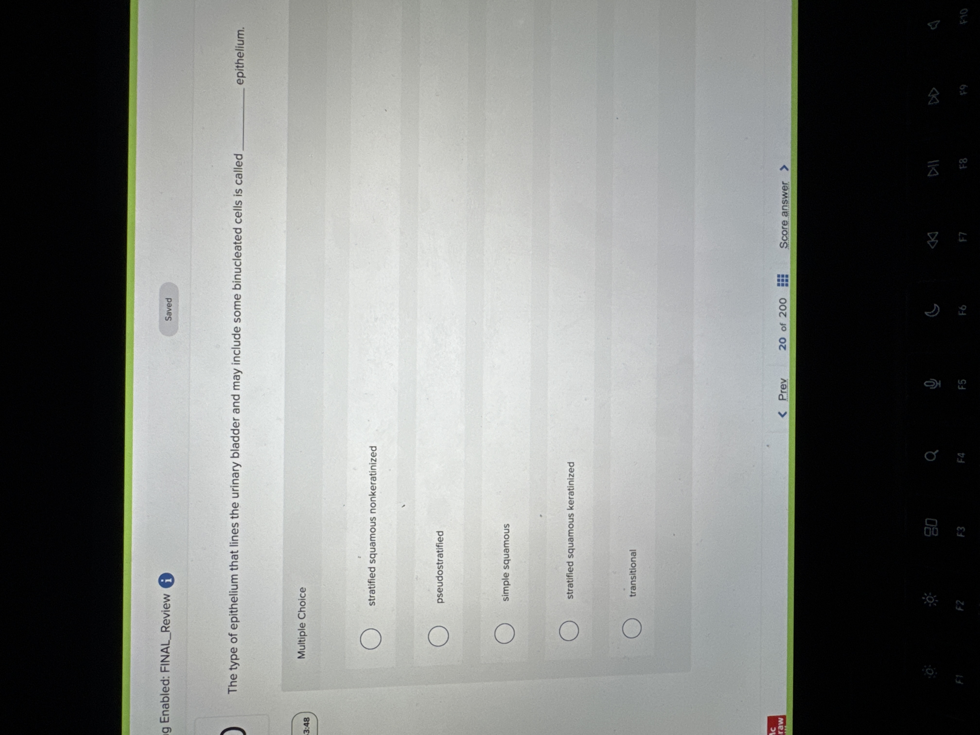 w g Enabled: FINAL_Review Saved The type of