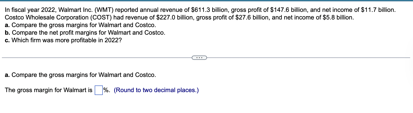 In fiscal year 2022, Walmart Inc. (WMT) reported