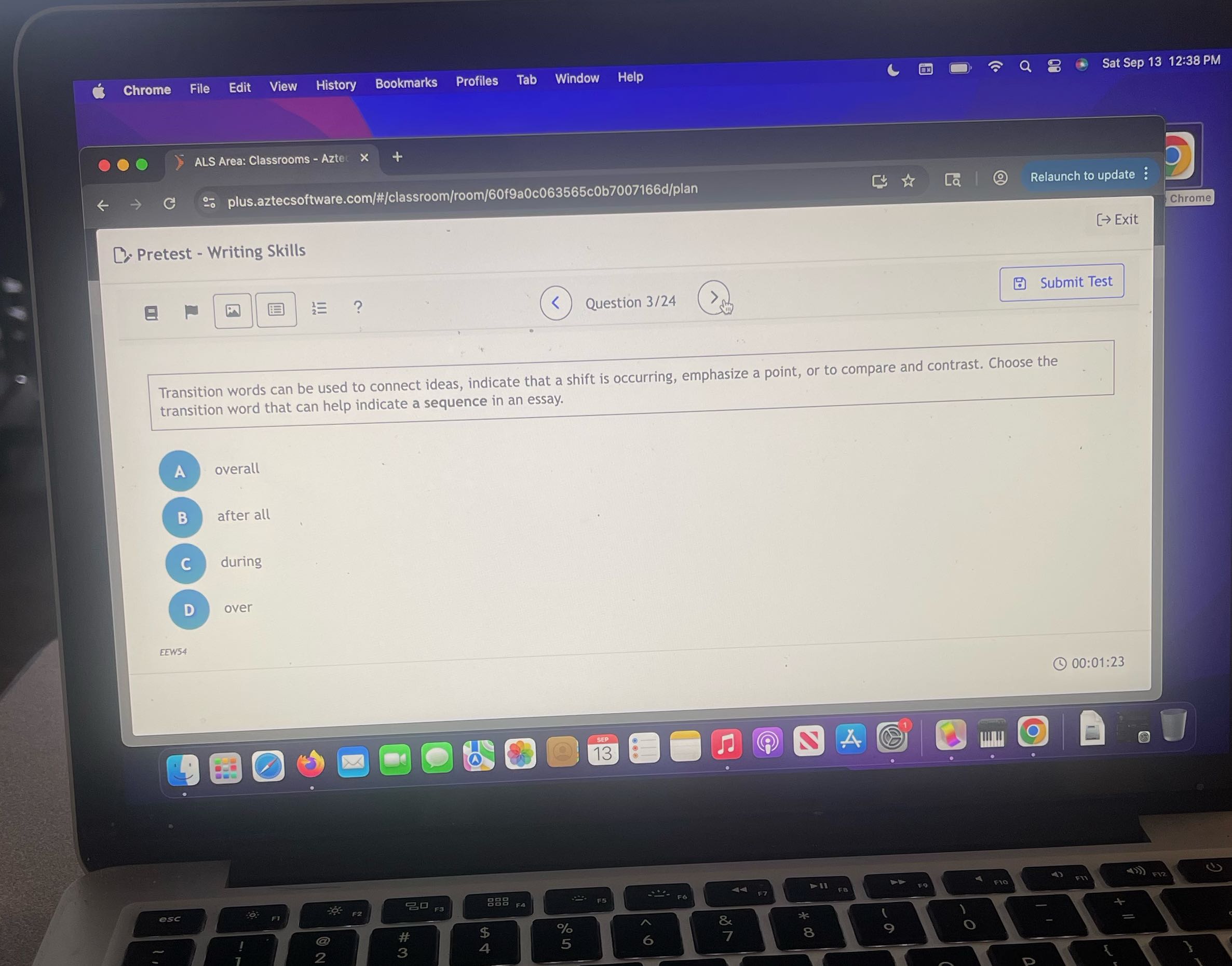 Chrome File Edit View History Bookmarks Profiles