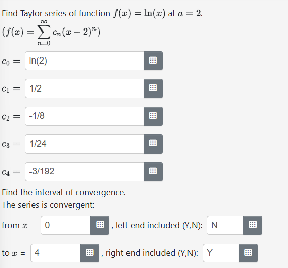 explain how to get the interval of convergence