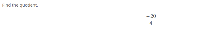 solve this and break it down Find the quotient.
