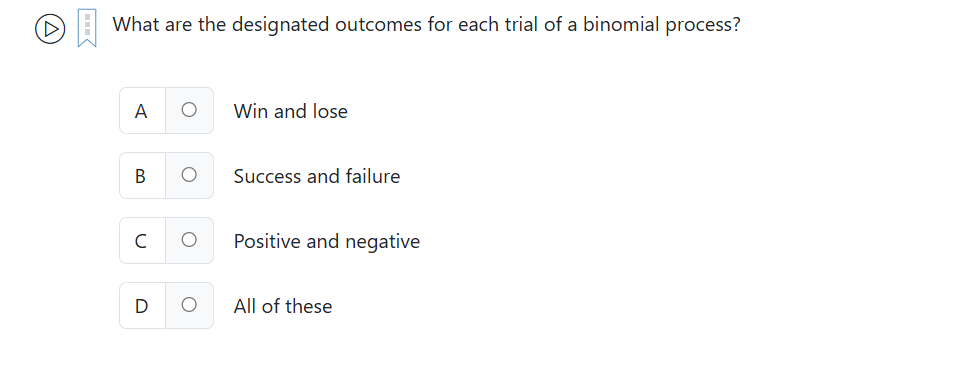 SOLVE What are the designated outcomes for each