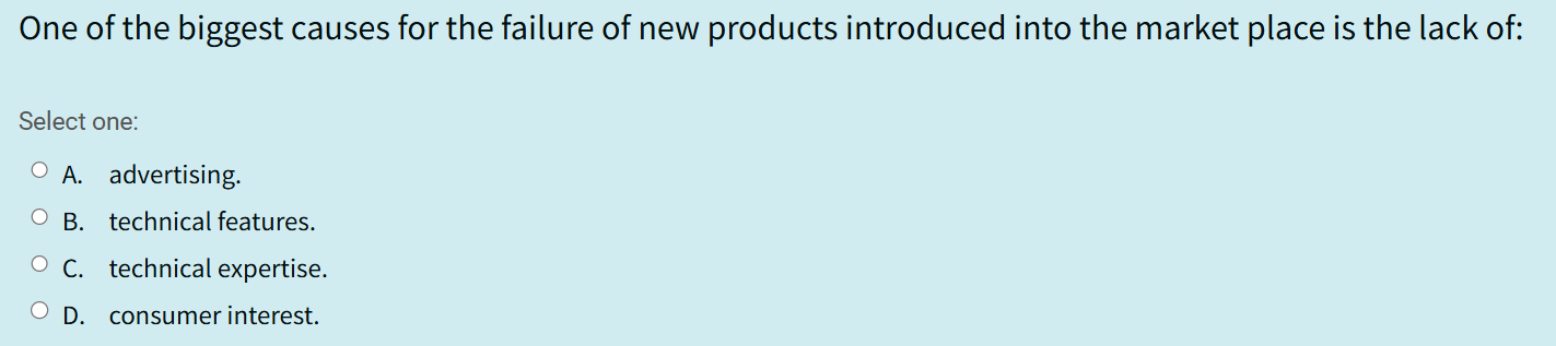 What is the correct answer? One of the biggest