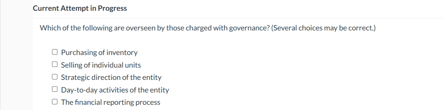 solve Current Attempt in Progress Which of the