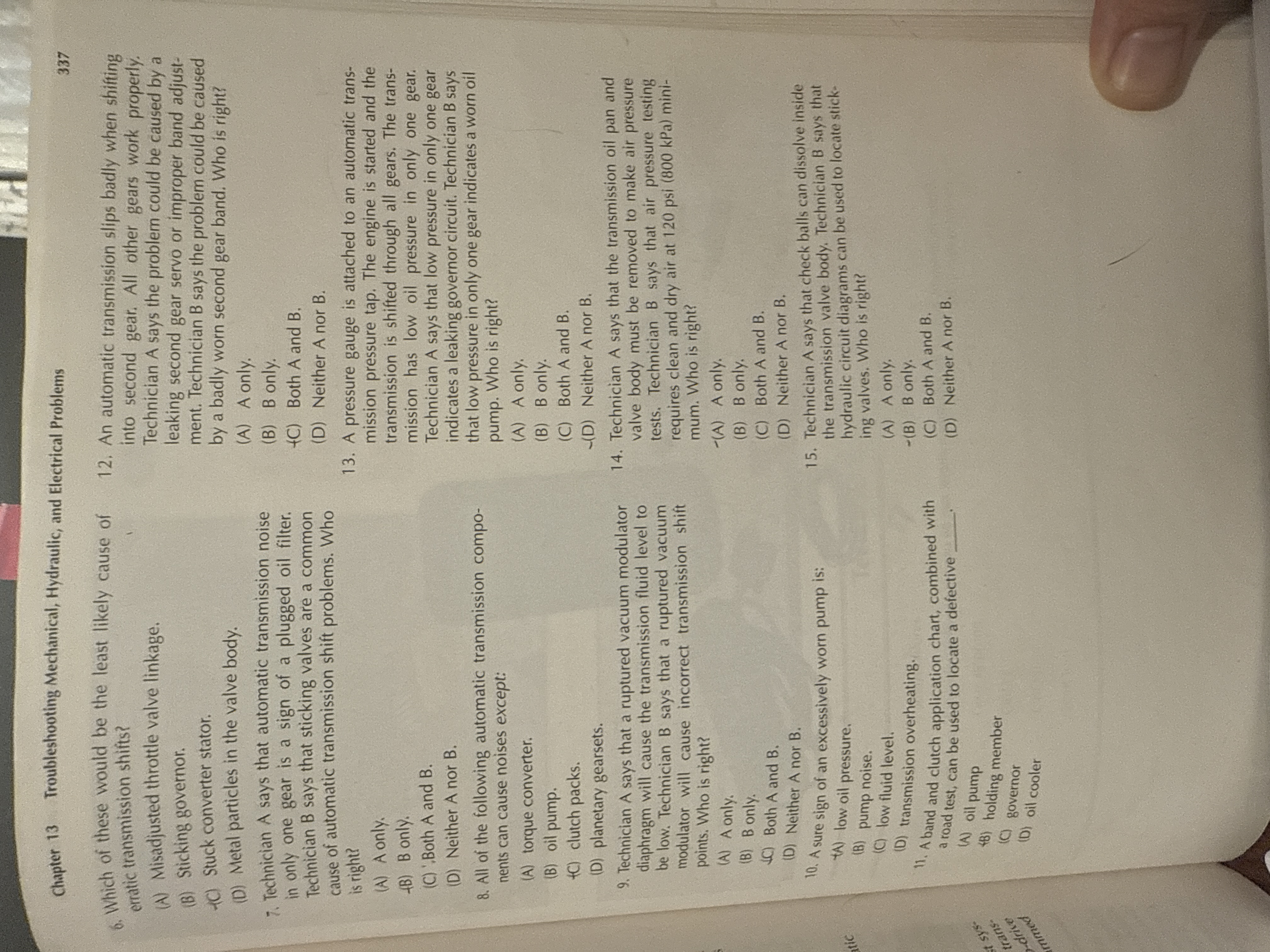 what are the answers? Chapter 13 Troubleshooting