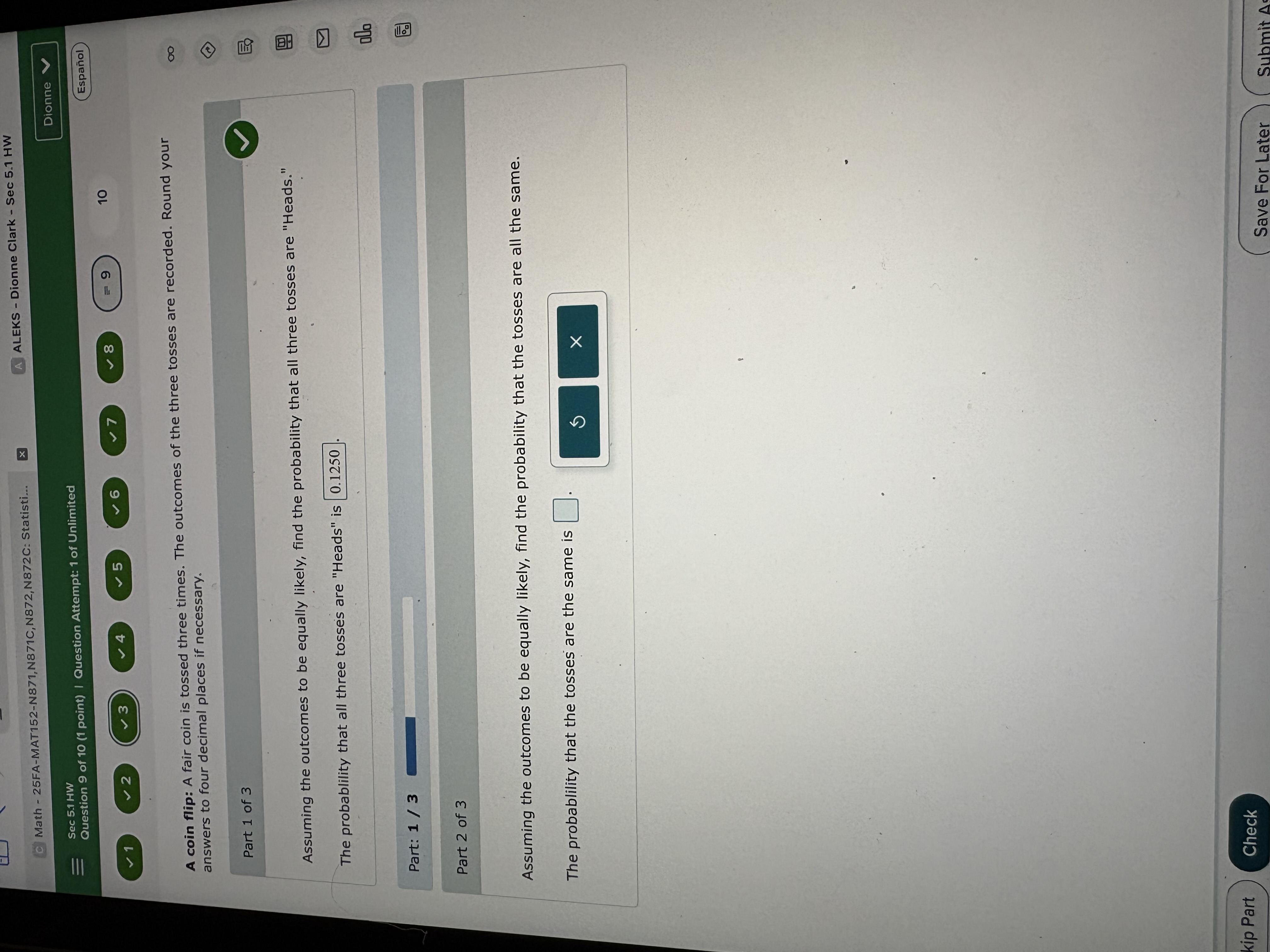 C Math - 25FA-MAT152-N871, N871C, N872, N872C: