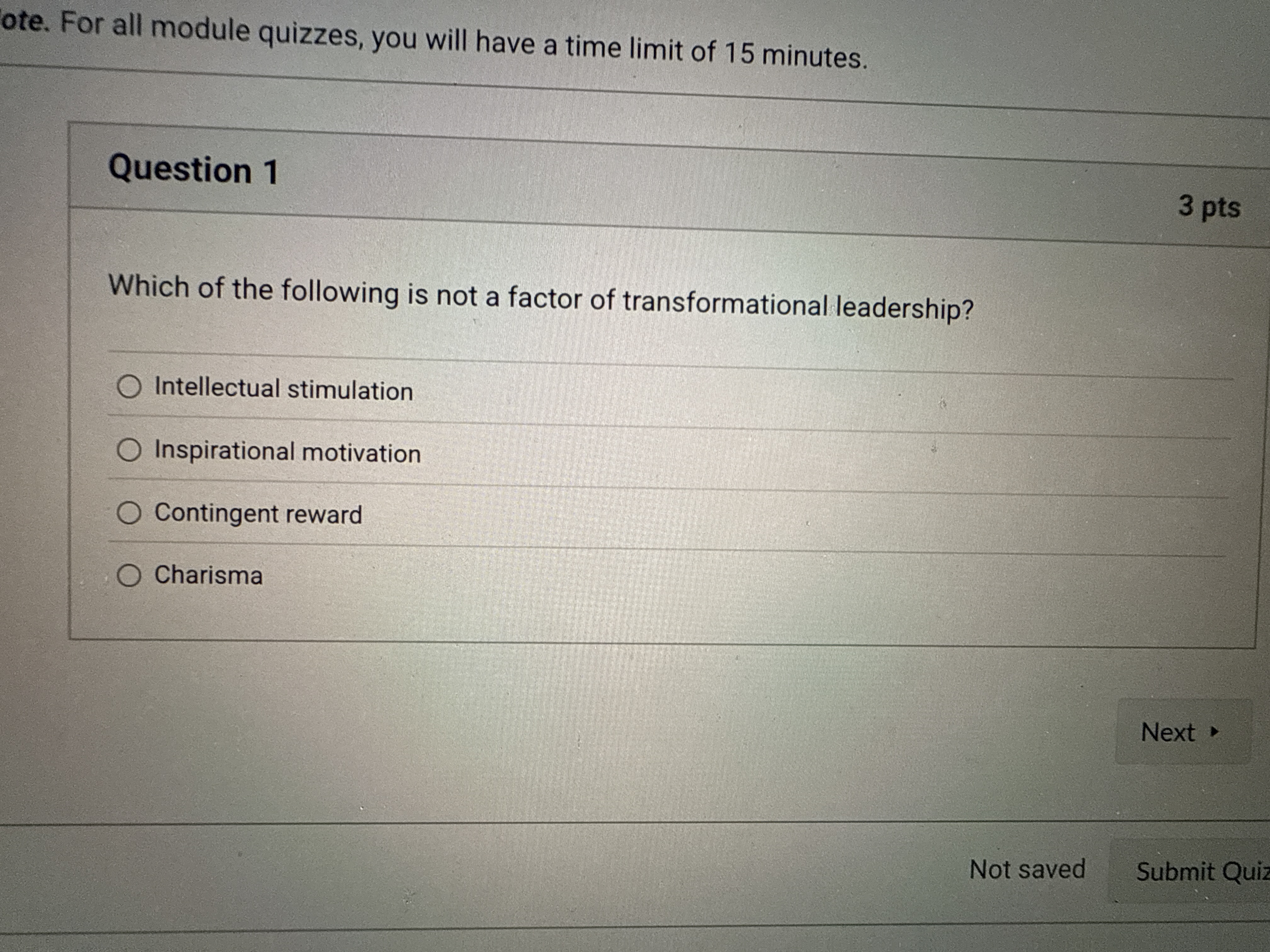 What's the best answer to question 1? ote. For