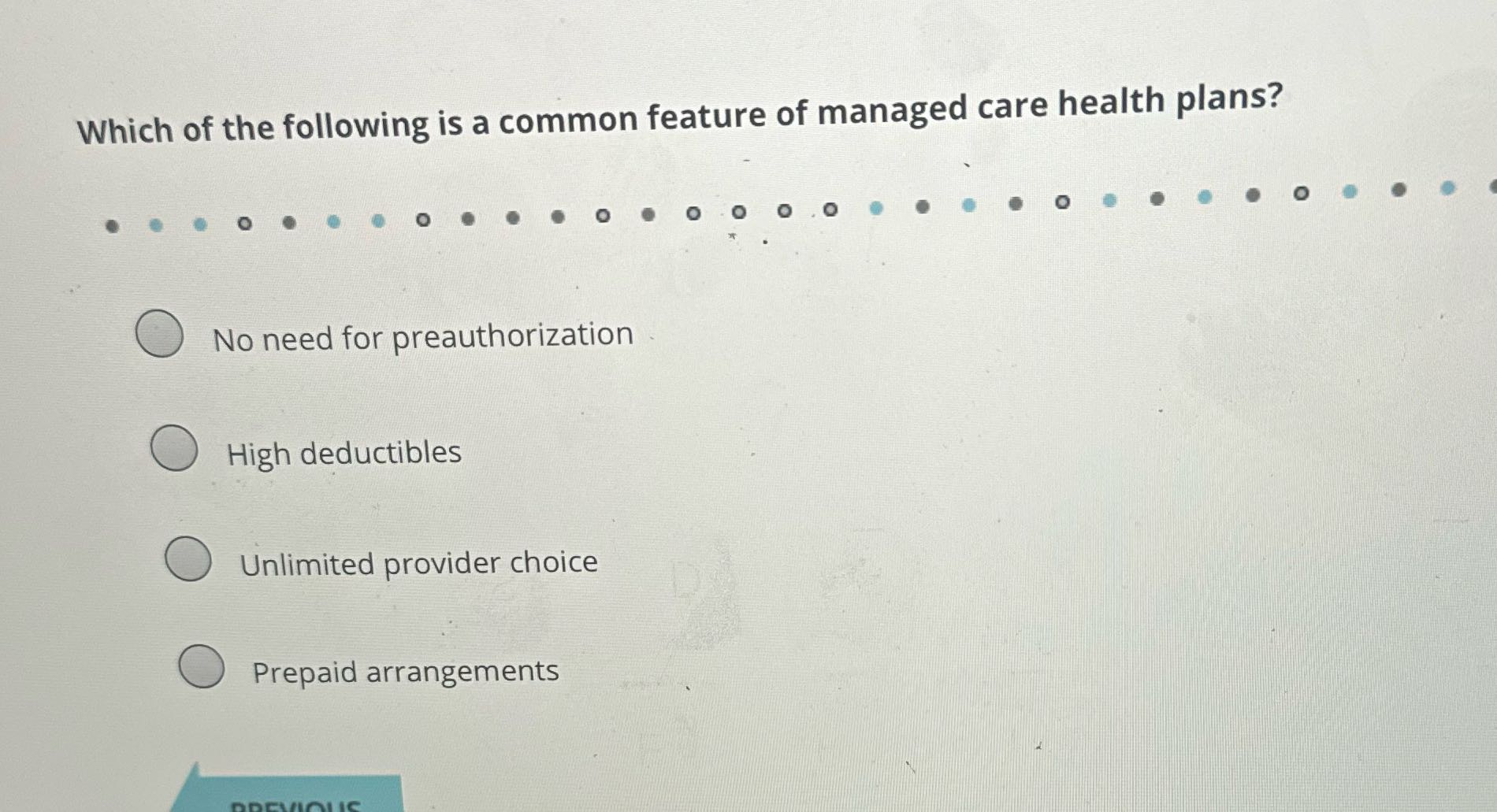 Which of the following is a common feature of