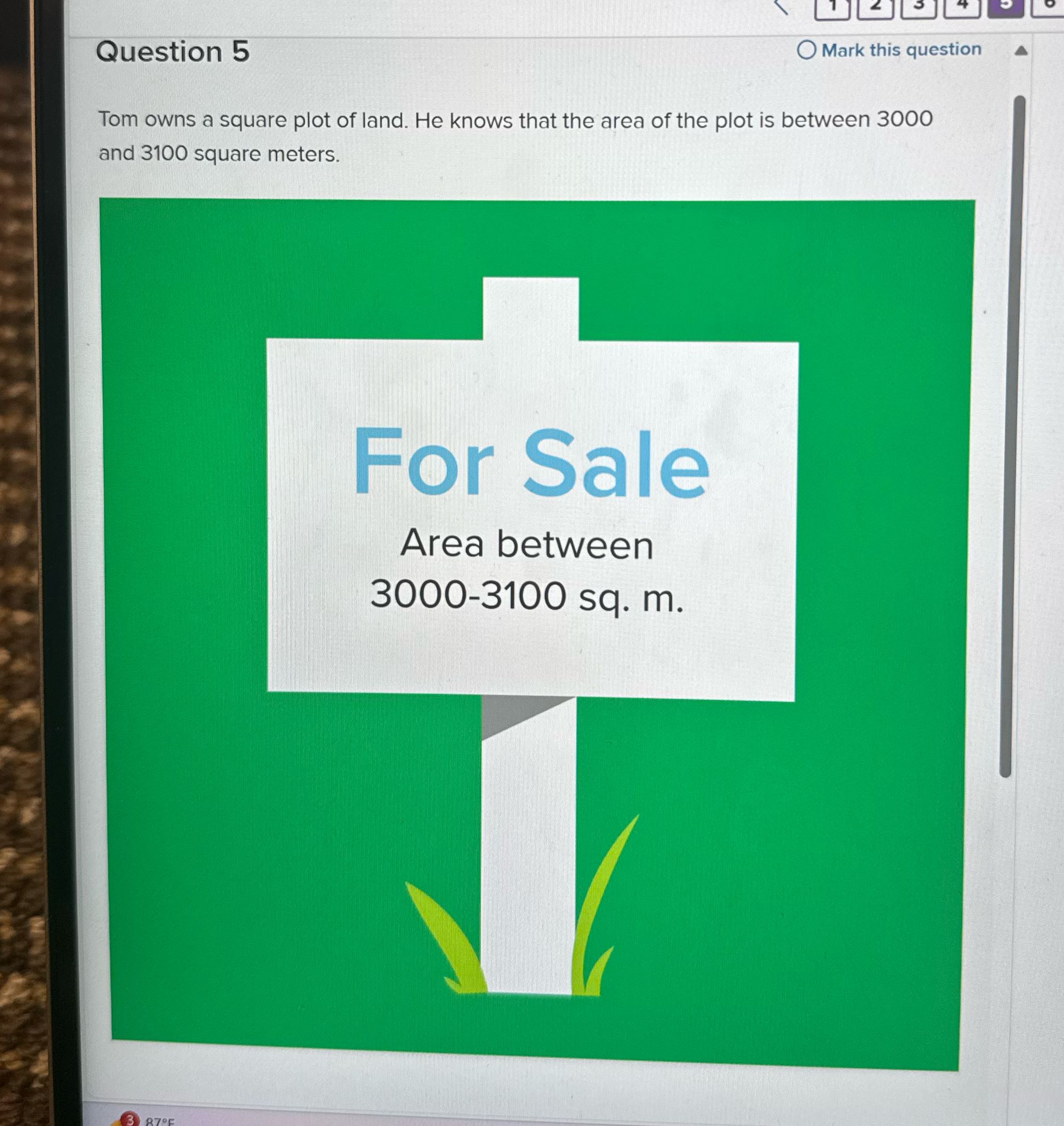 Which of the following is a possible value for