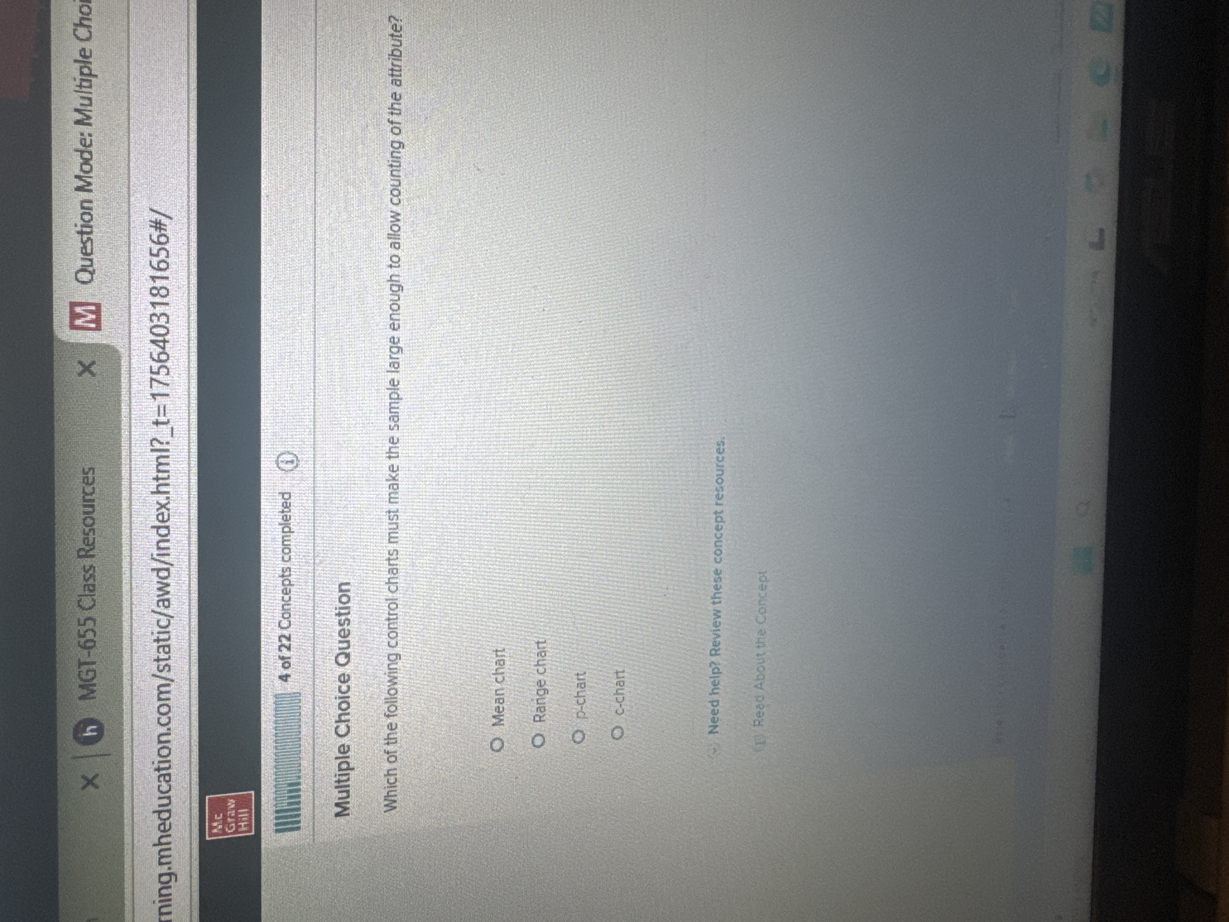 What is the answer? X h MGT-655 Class Resources X