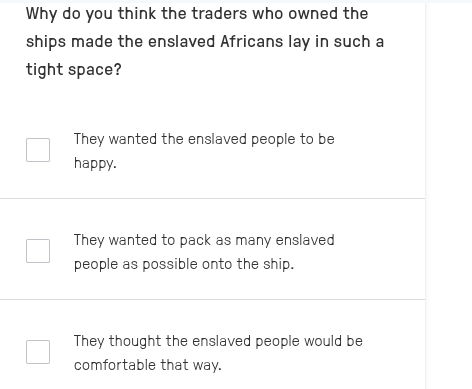 Why do you think the traders who owned the ships