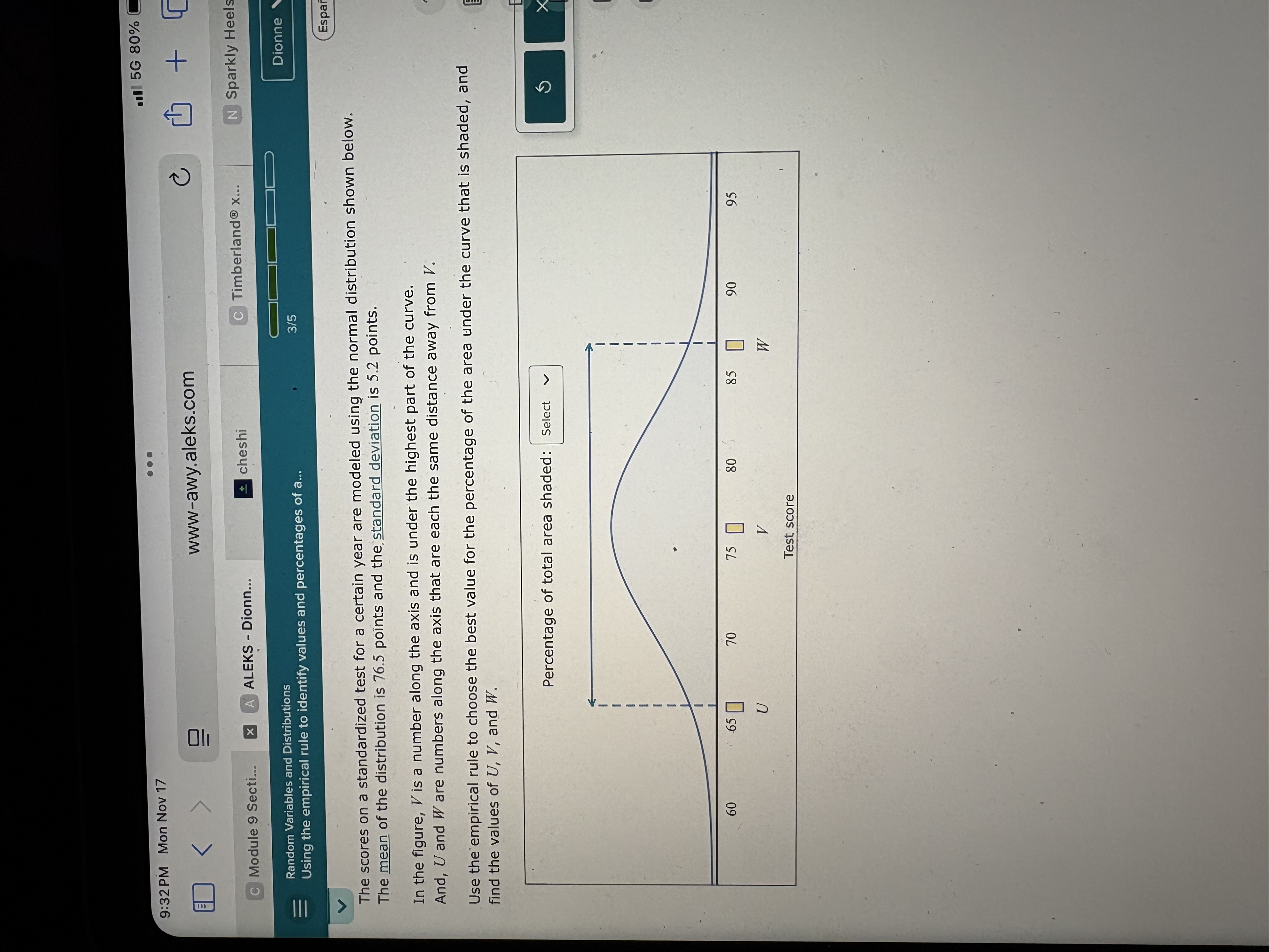9:32 PM Mon Nov 17 . . . 1 5G 80% C 2