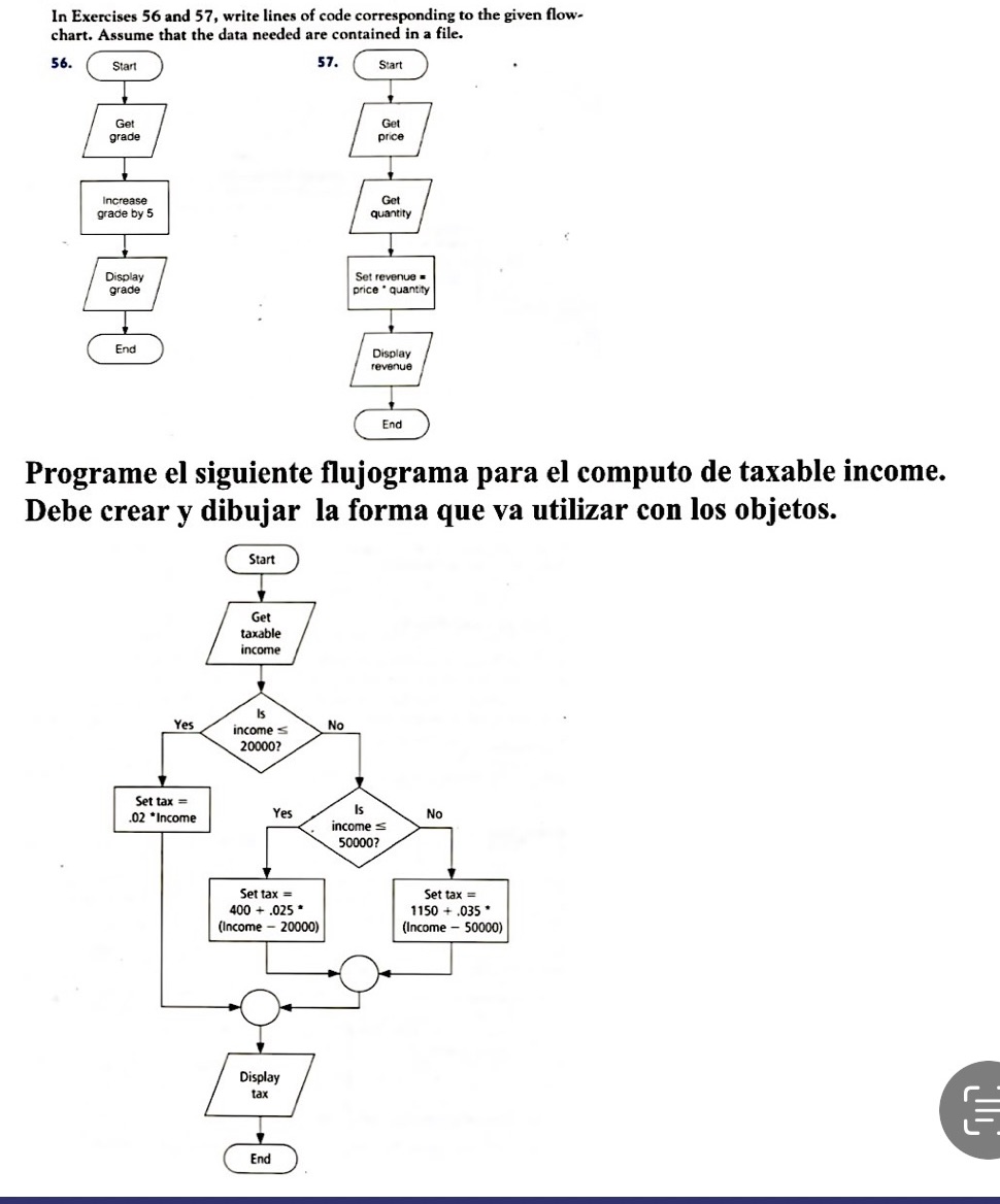 Necesito ayuda In Exercises 56 and 57, write