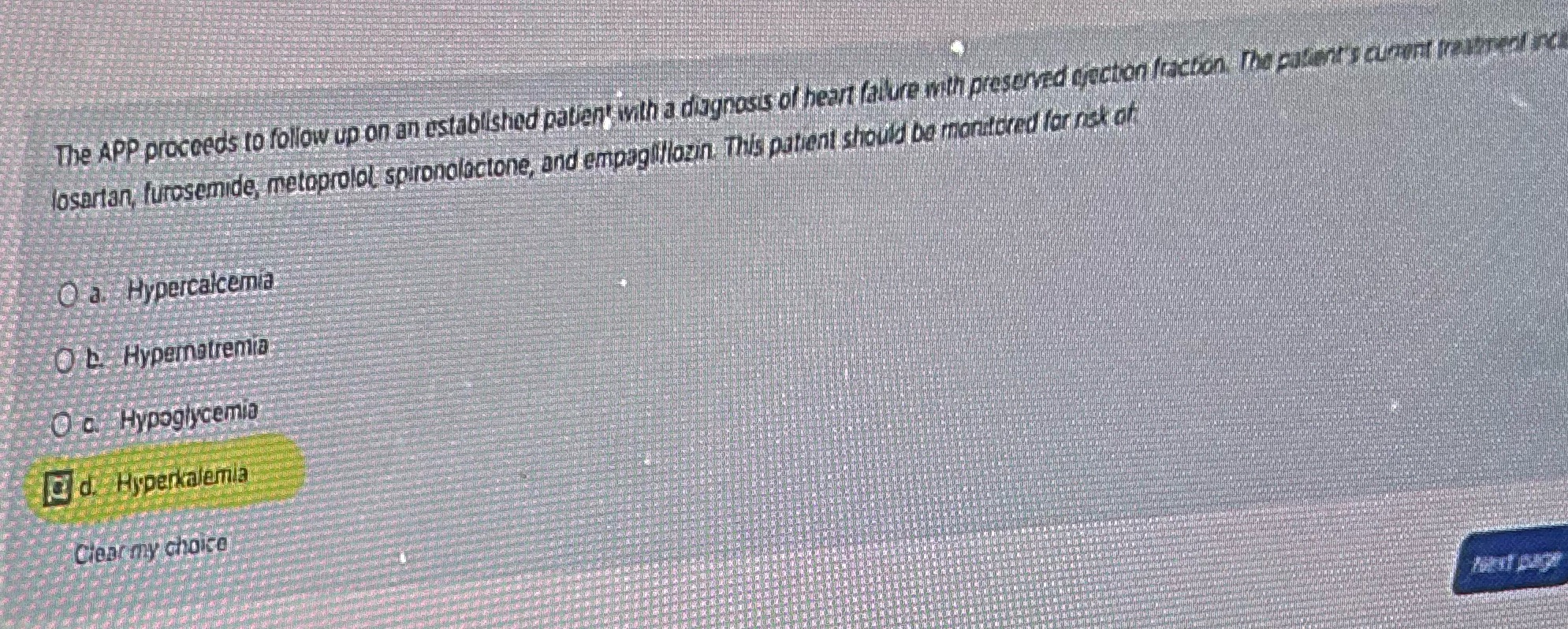 The APP proceeds to follow up on an established