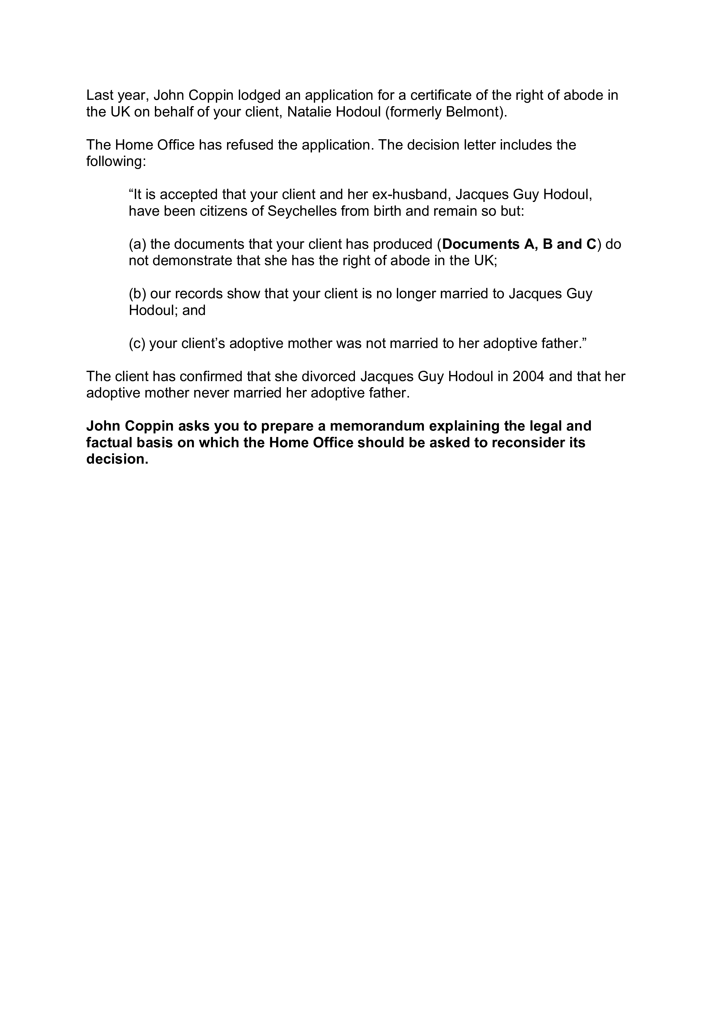 Document A - CERTIFICATE OF MARRIAGE IN