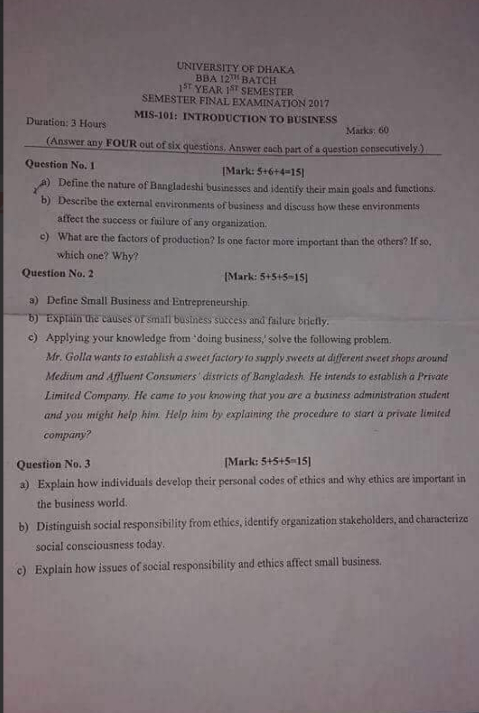 the question in a large scale adapting to its'