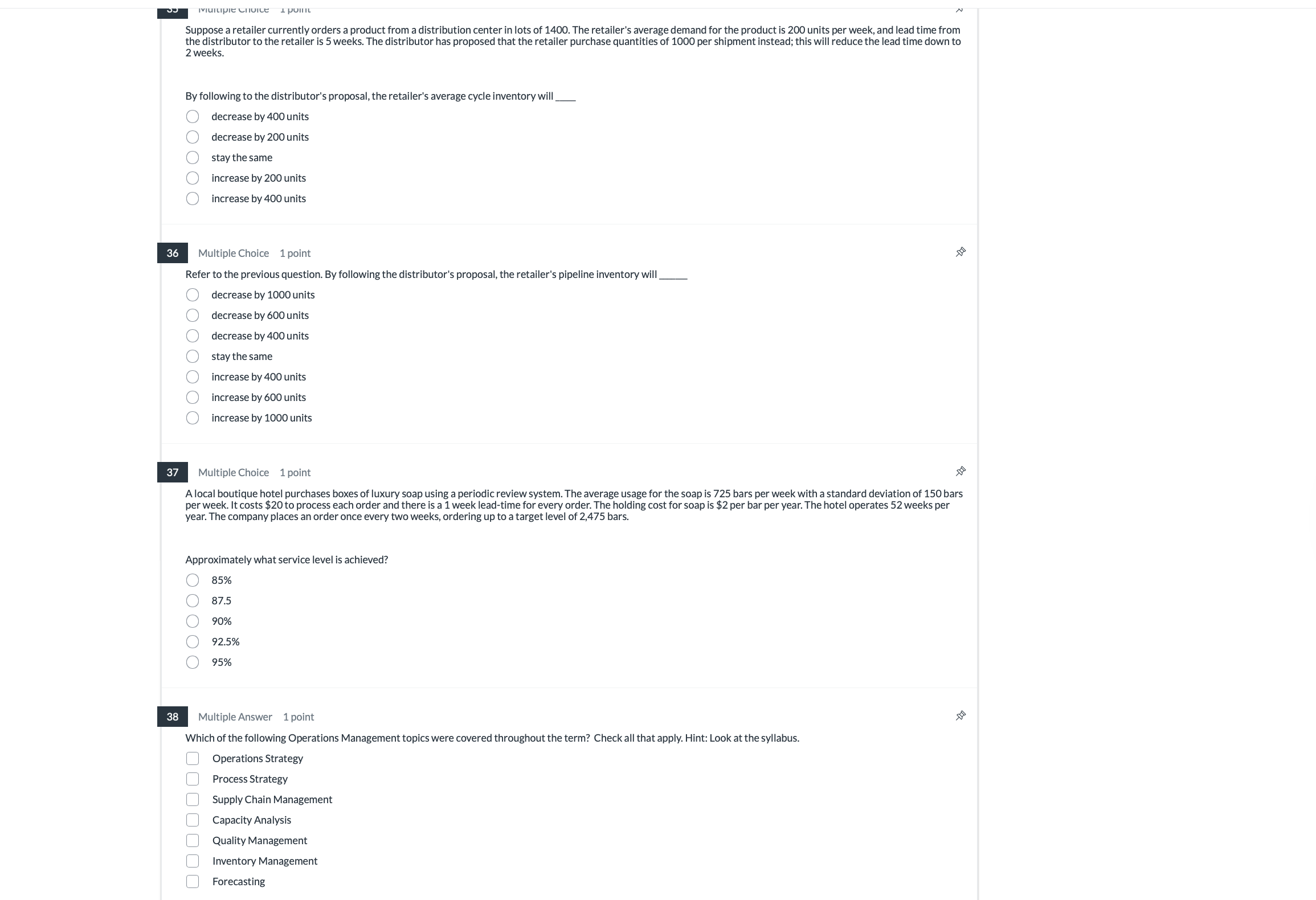 Ba eee te pome n Suppose a retailer currently