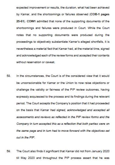 Based on the law report given, Kesatuan