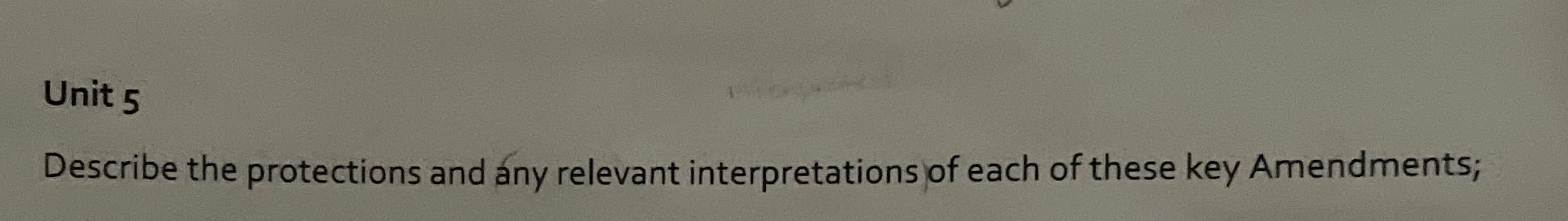 1st Amendment A B C D E 2nd Amendment 3rd