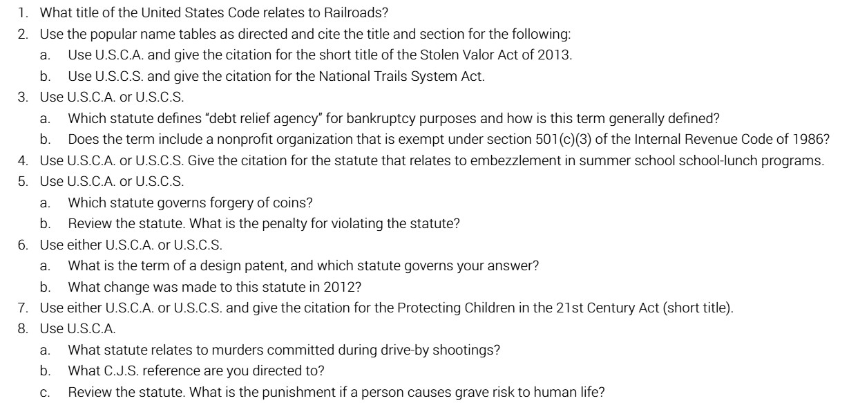 What title of the United States Code relates to