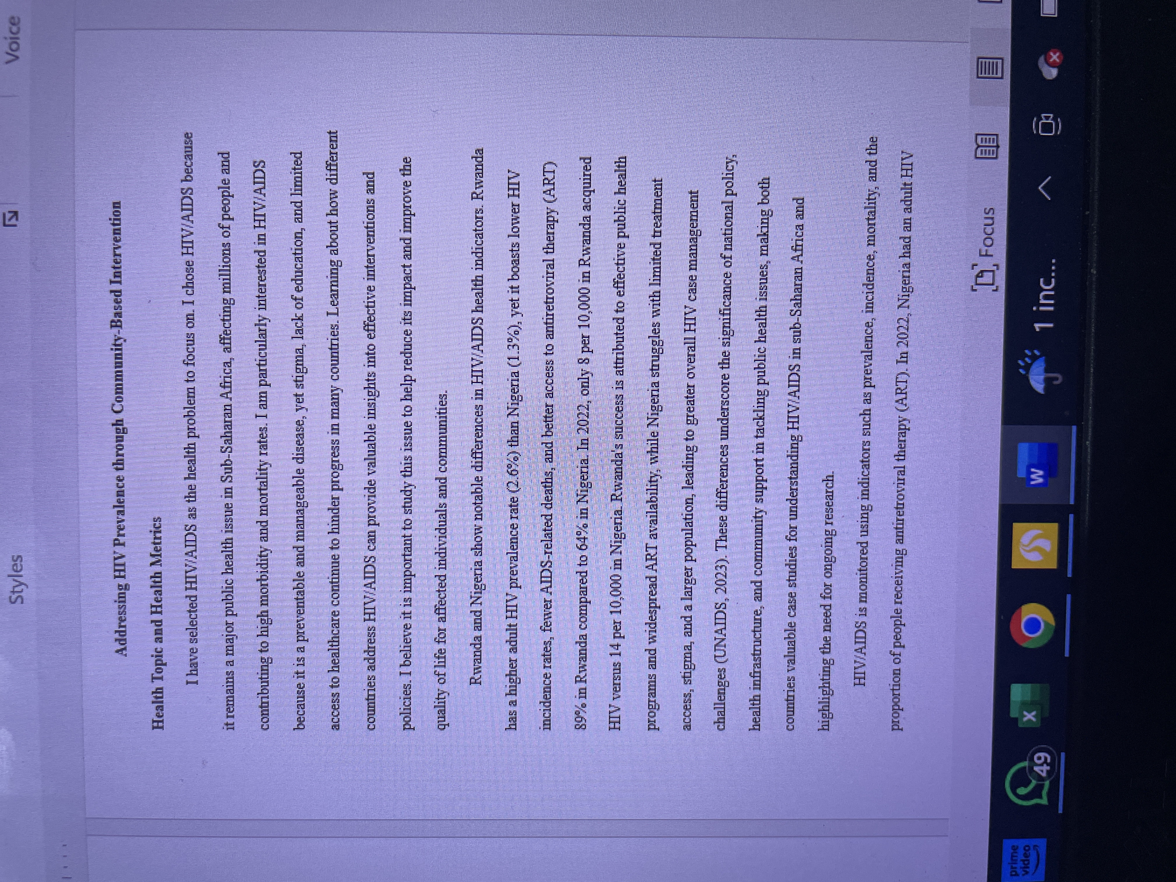 Replace Rwanda with USA and make the necessary