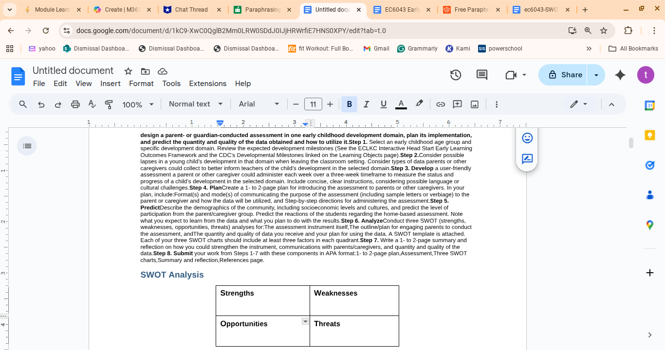 complete this, pay attention toStep 7. Write a 1-