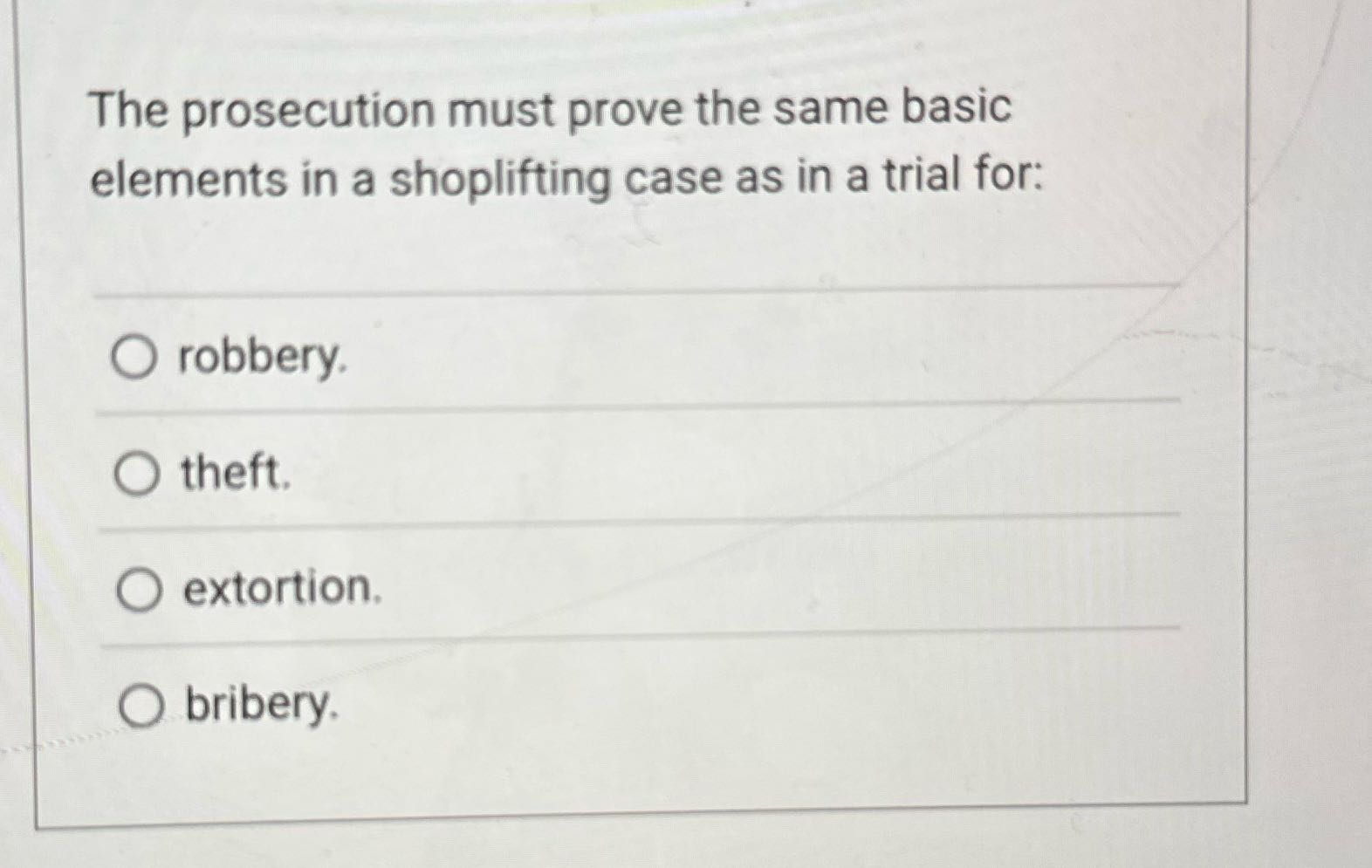 Cjus 400 The prosecution must prove the same