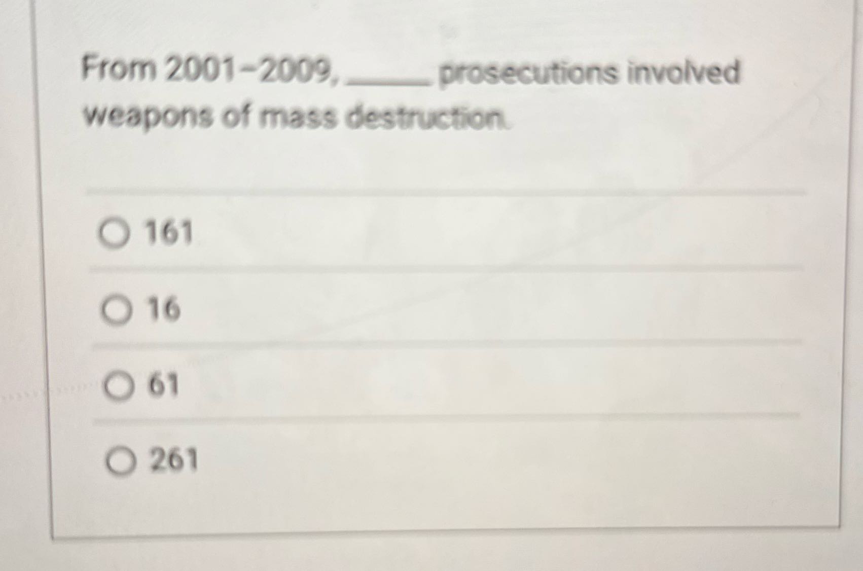 Cjus 400 From 2001-2009. prosecutions involved