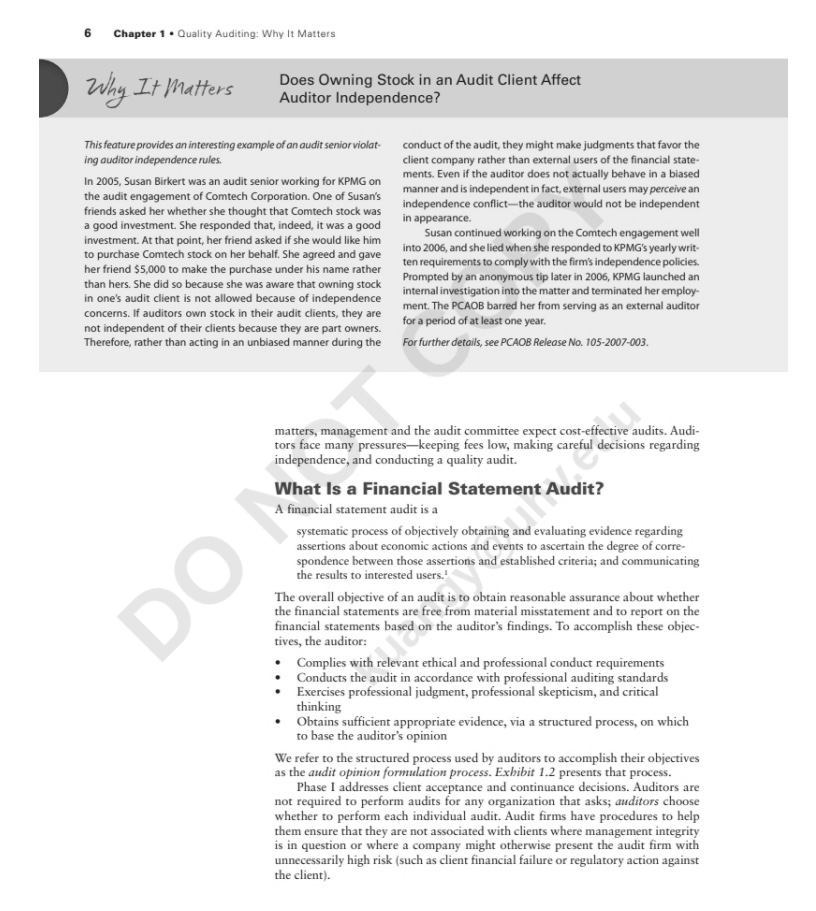 1. Compare the ideas ofindependence in