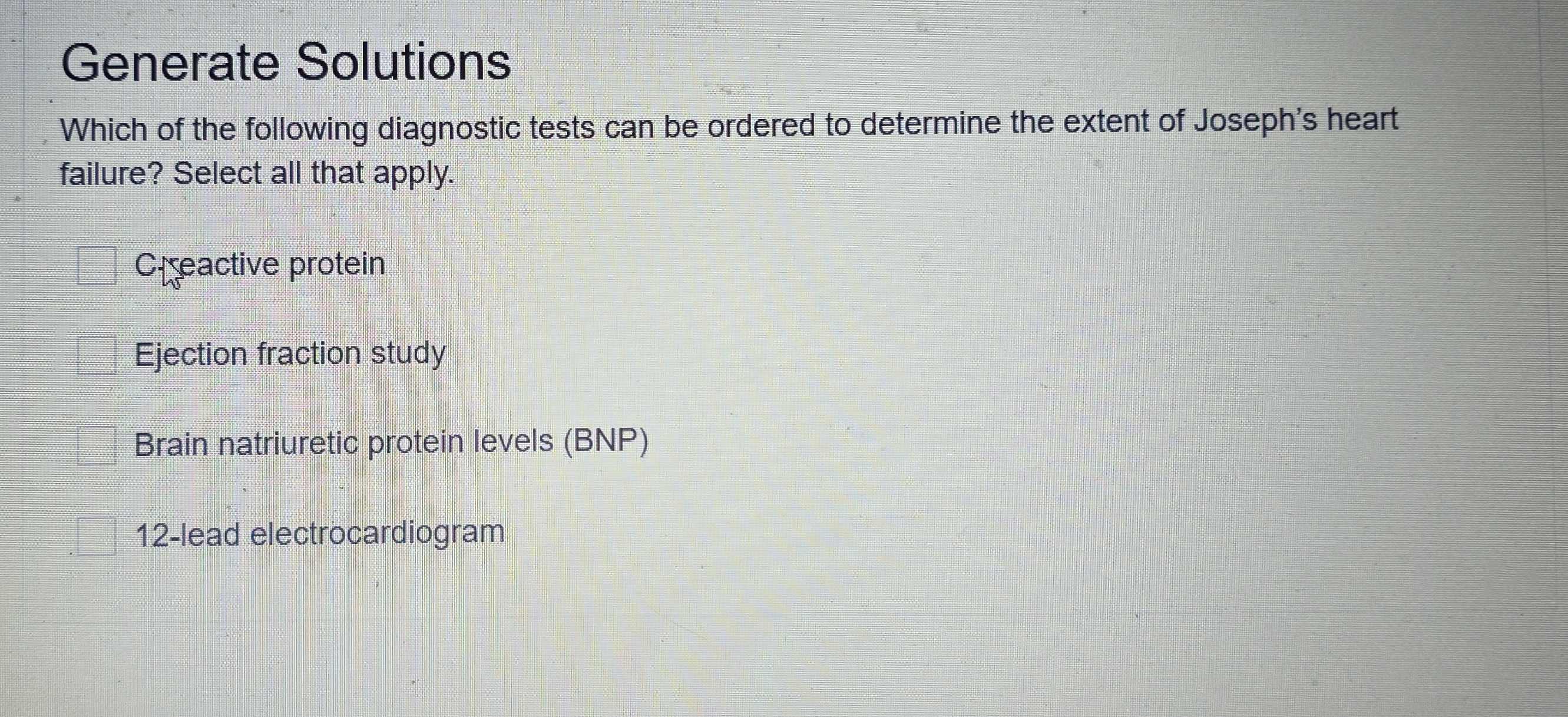 this question about the previous case Generate