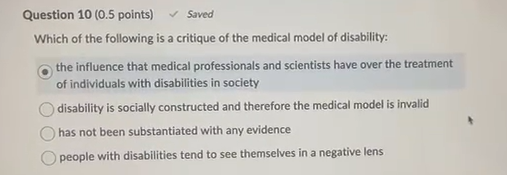 according to cld 445 the correct answer is