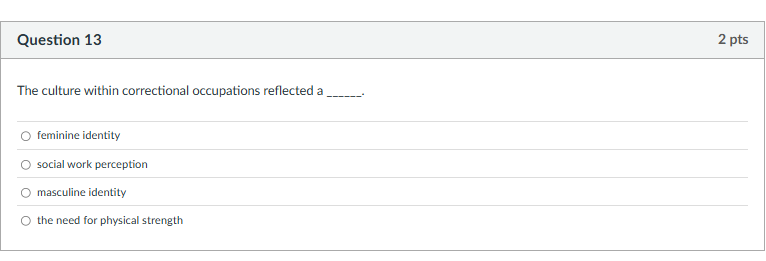 Regarding women and the criminal justice system,