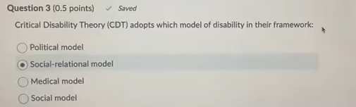 according to cld 445 the correct answer is