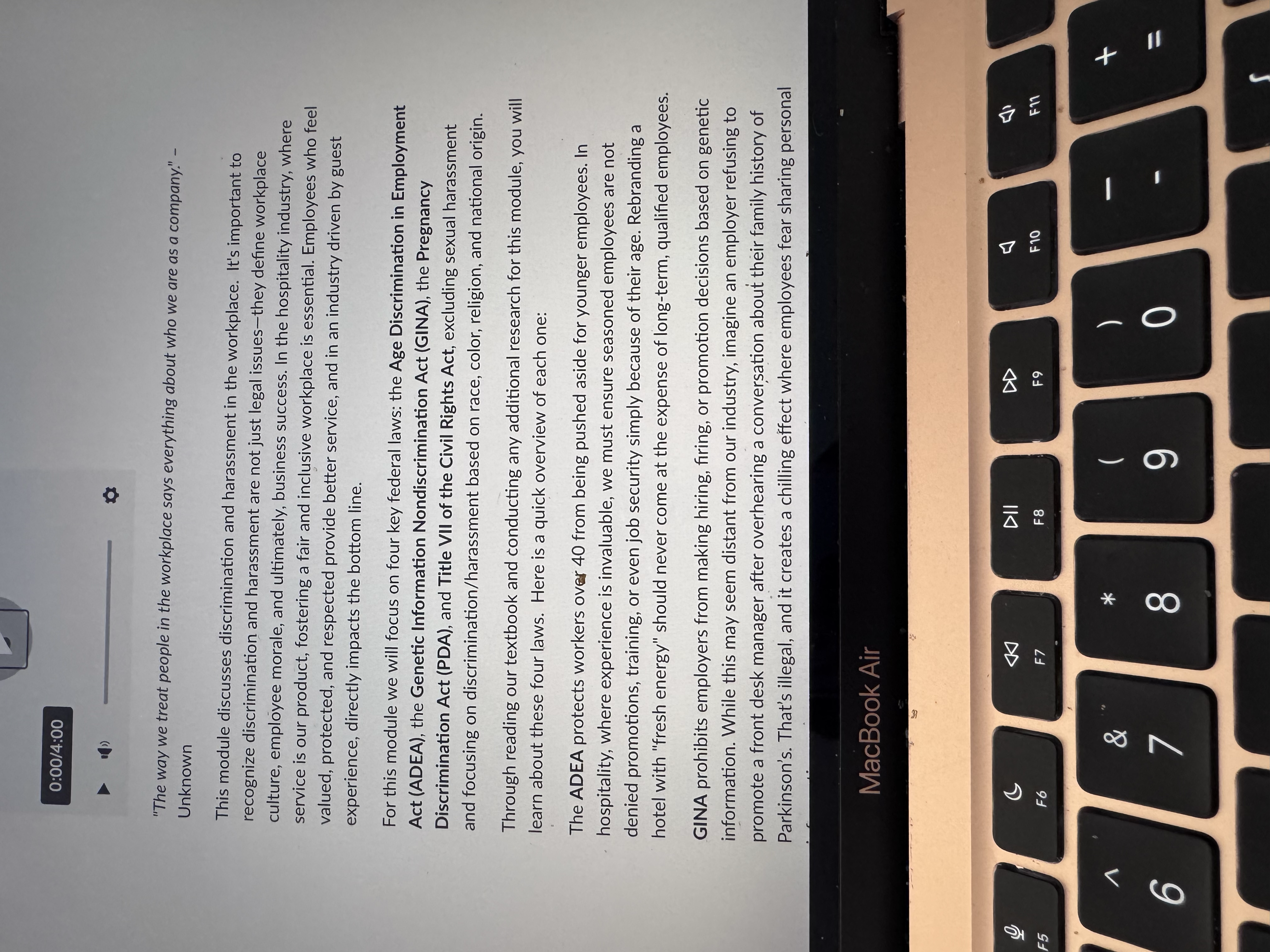 Genetic Information Nondiscrimination Act - GINA