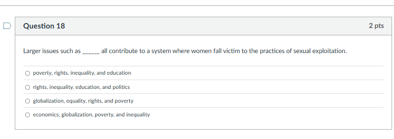 Regarding women and the criminal justice system,