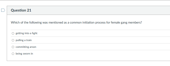 Regarding women and the criminal justice system,