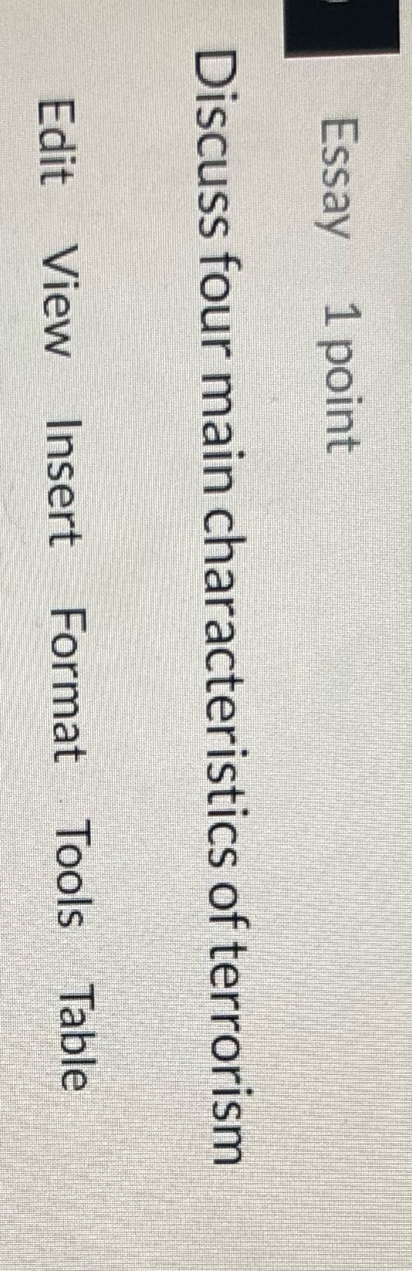 Give your best criminal justice answer Essay 1