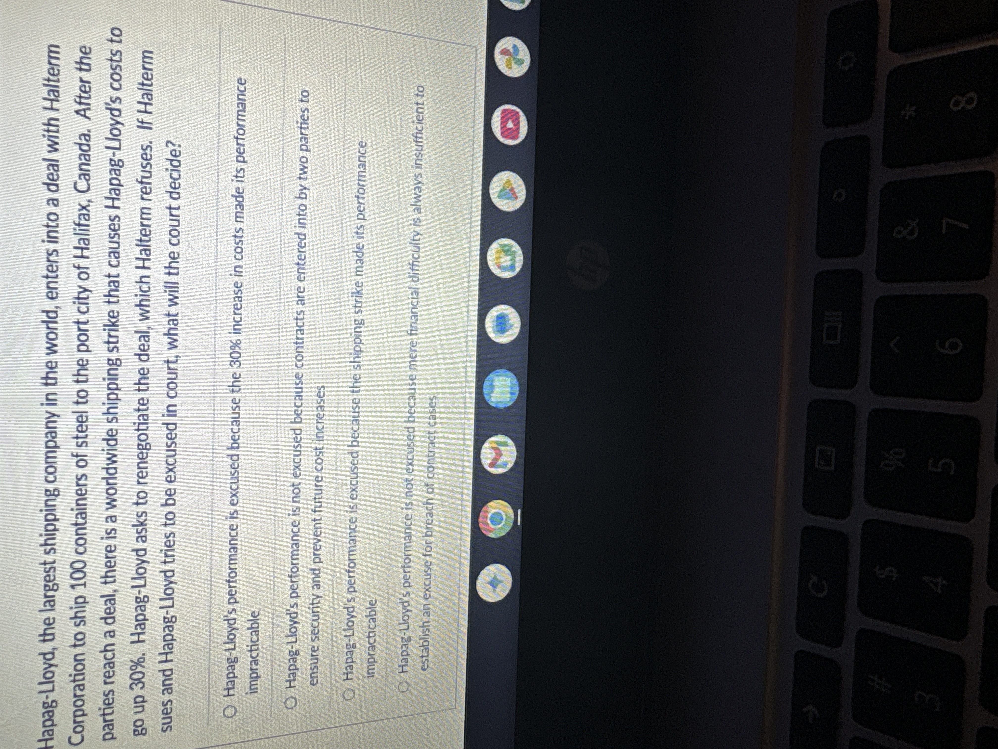 Hapag-Lloyd, the largest shipping company in the