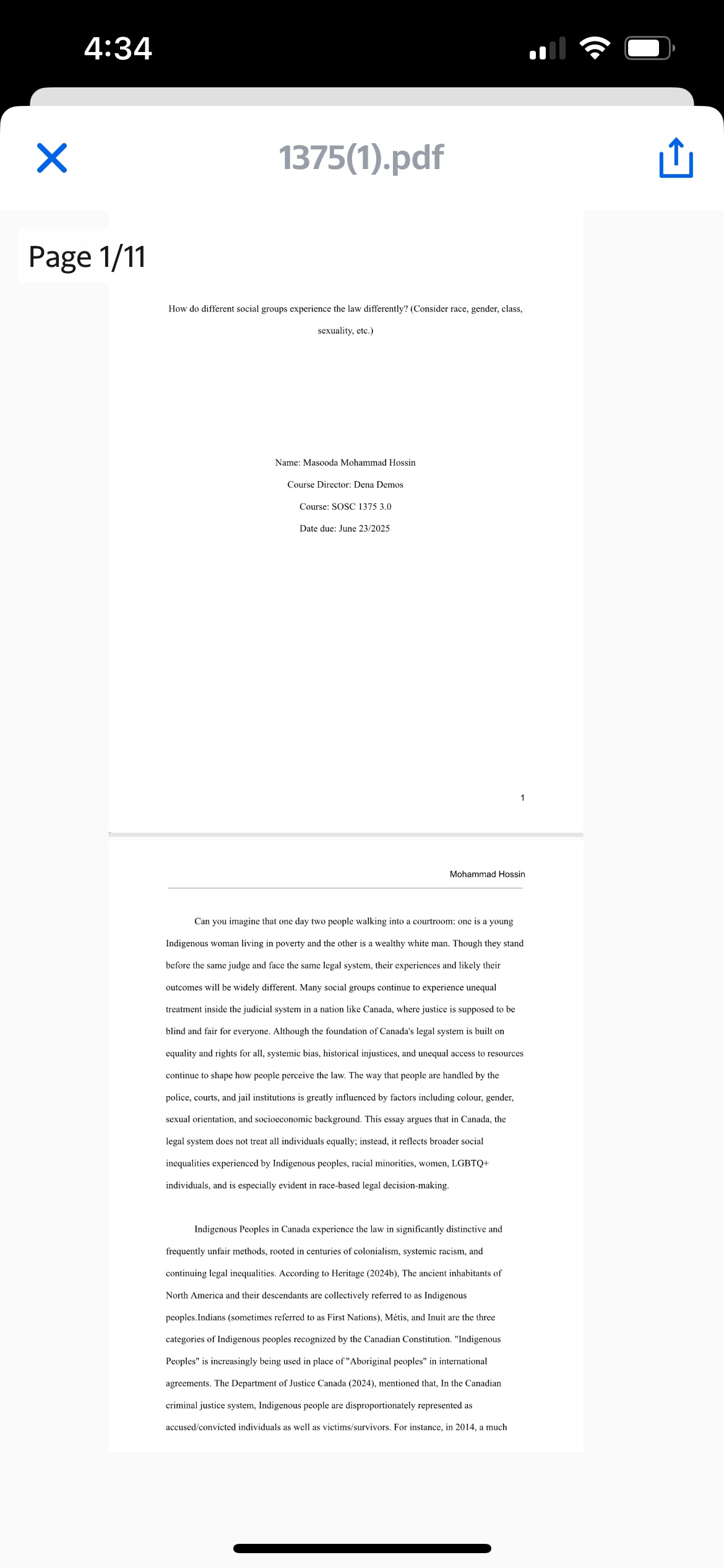 Page 1/11 How do different social groups