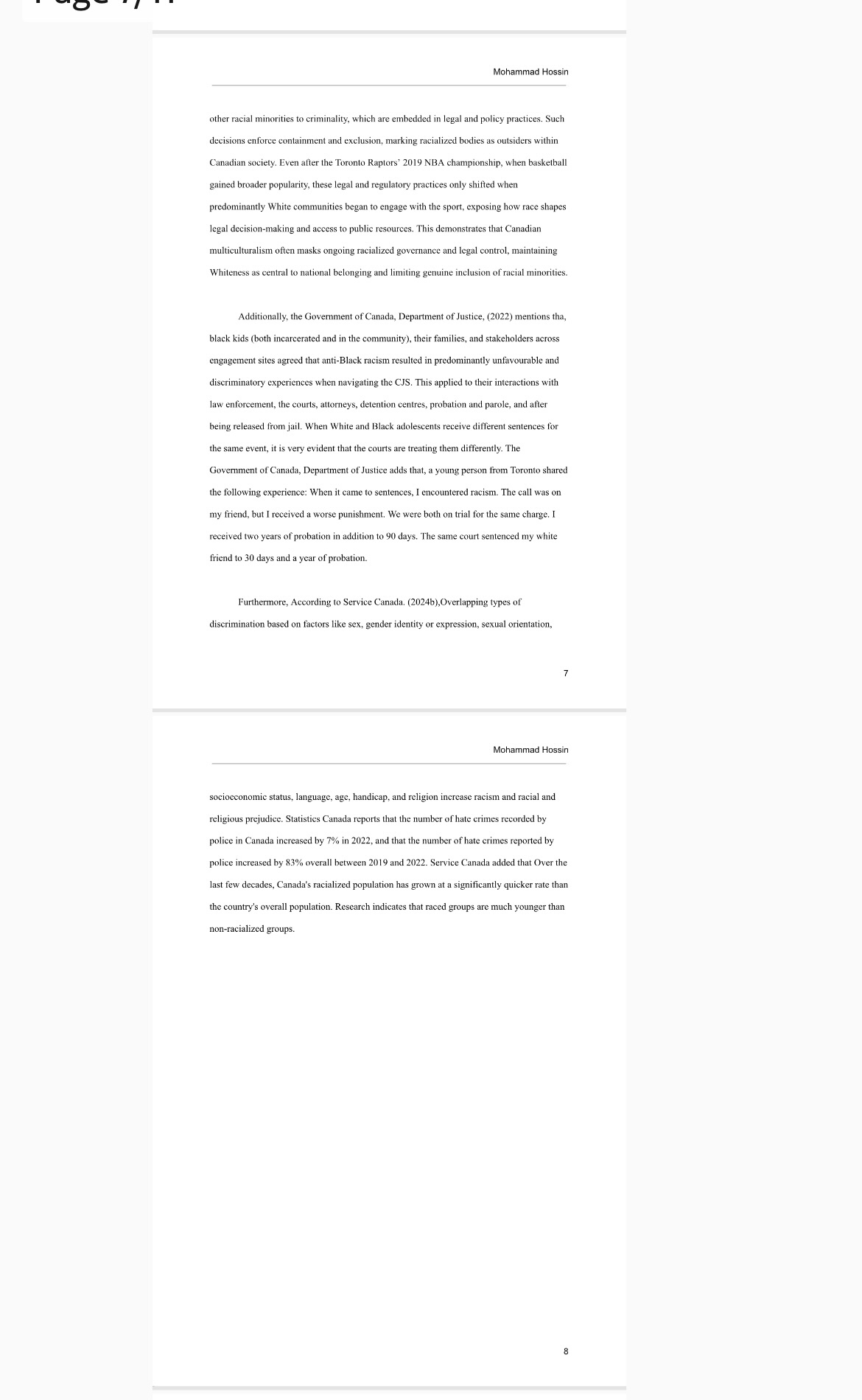 Page 1/11 How do different social groups