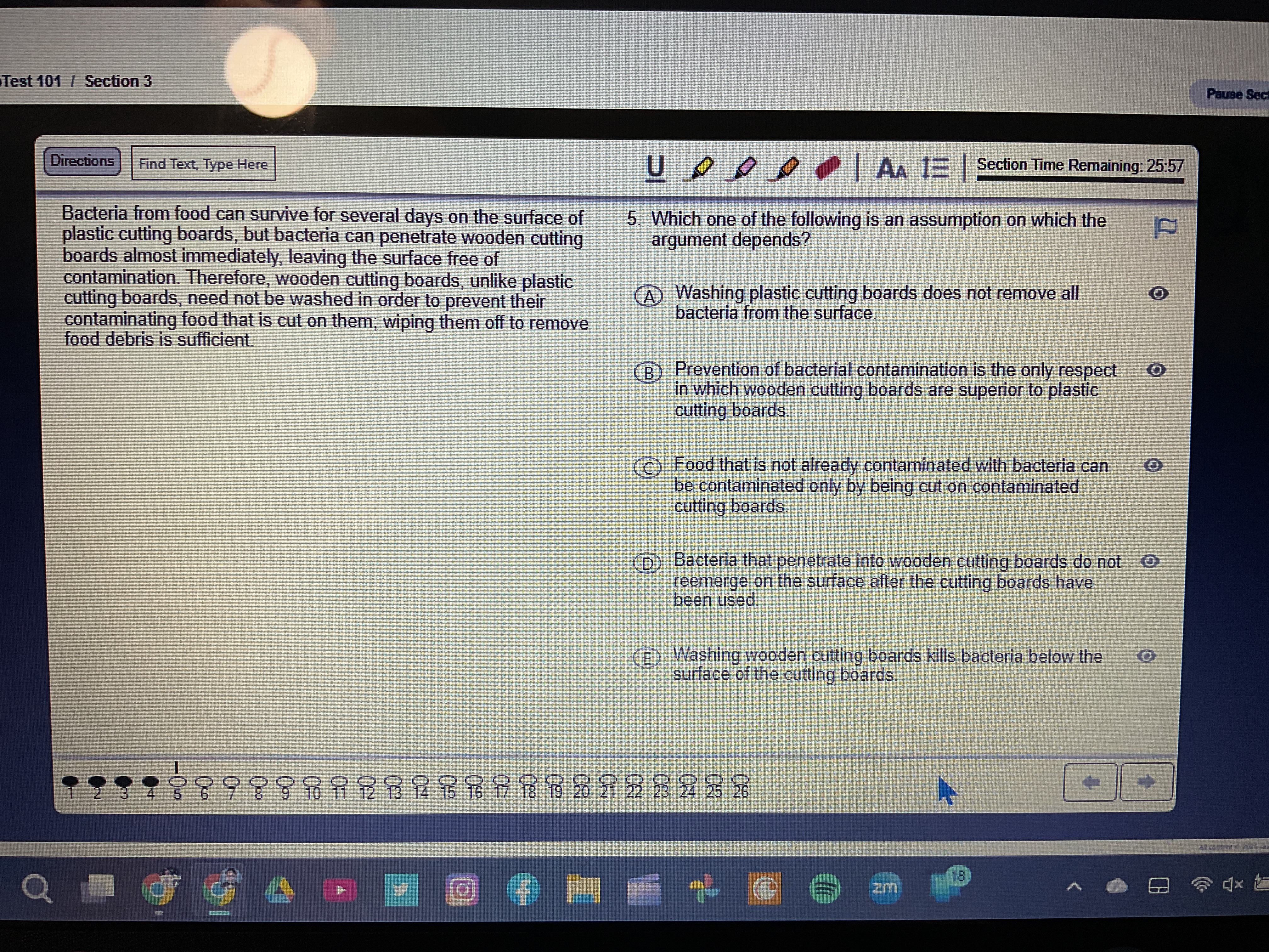 LSAT Prep 101 Section 3 Test 101 / Section 3