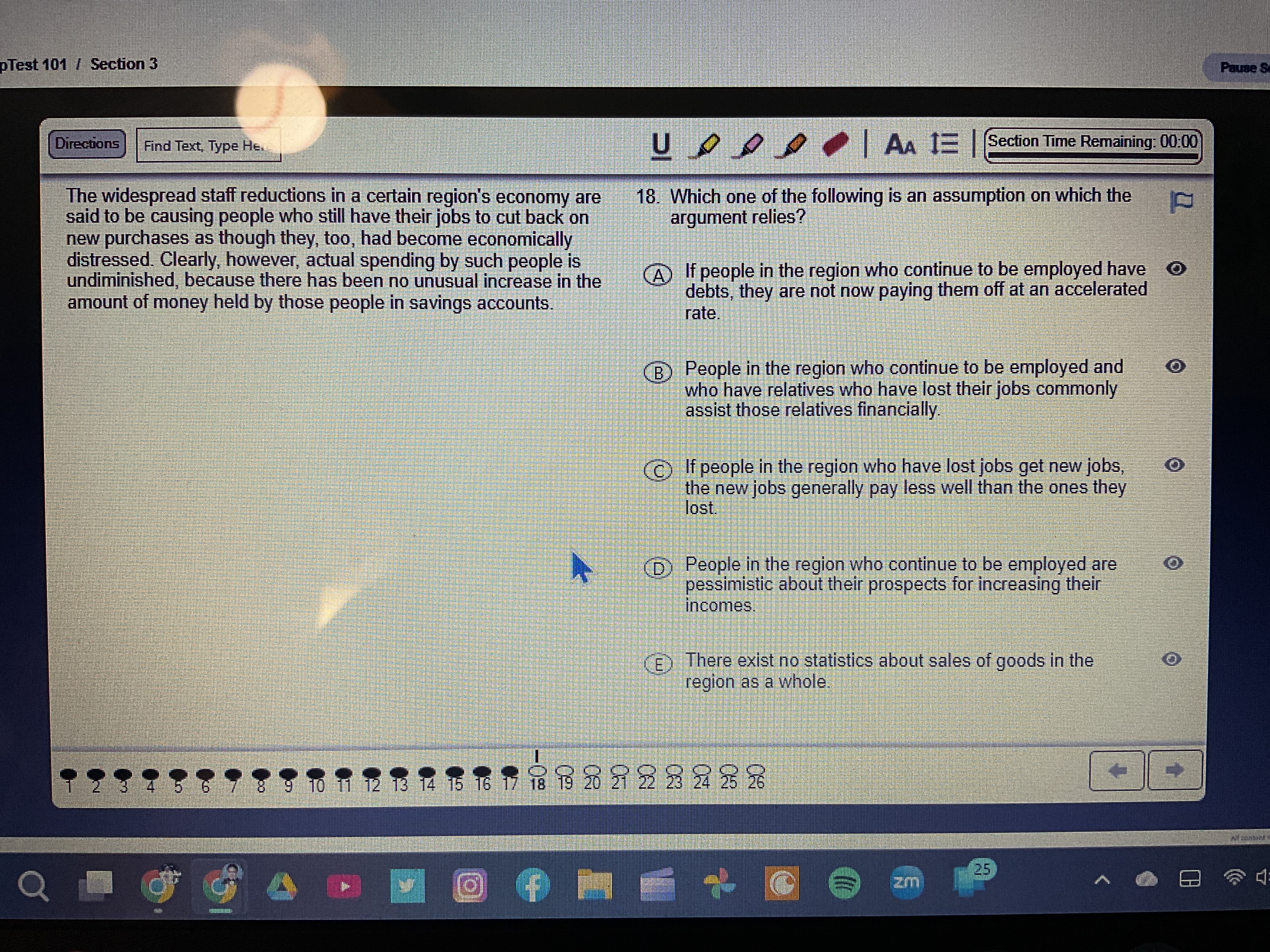 LSAT Prep 101 Section 3 Test 101 / Section 3